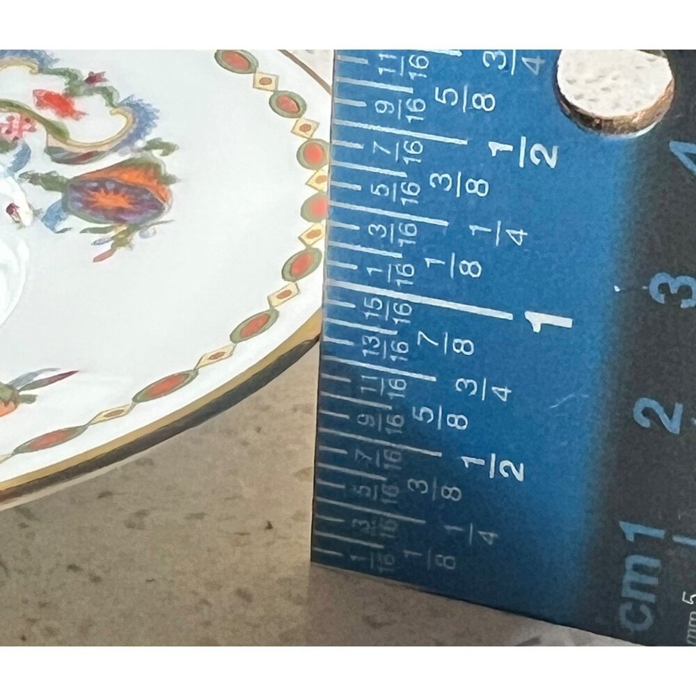 A. Raynaud Et Cie Limoges France Porcelain Cup & Saucer Set With Floral Motif Go - Picture 9 of 11